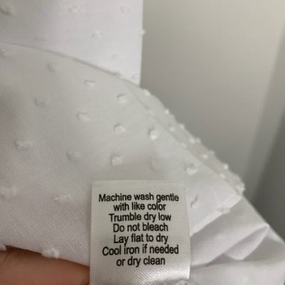 Hill House Home Athena Nap Dress Sheer White Swiss Dot Womens New Small - Picture 14 of 16